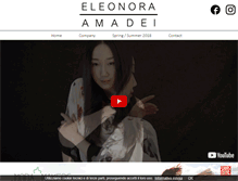 Tablet Screenshot of eleonoraamadei.com